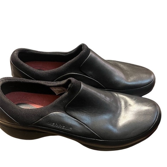 Merrell Shoes - Merrell Encore Q2 Moc Womens Slip-On Clog Shoes Black Comfort Casual‎ Work 10